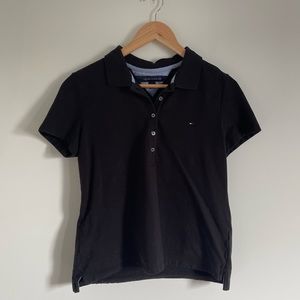 Tommy Hilfiger Black Polo Shirt